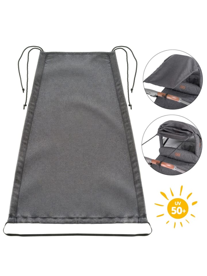 Zamboo Universal Sonnensegel Deluxe für Kinderwagen und Buggy in grau günstig kaufen onesize