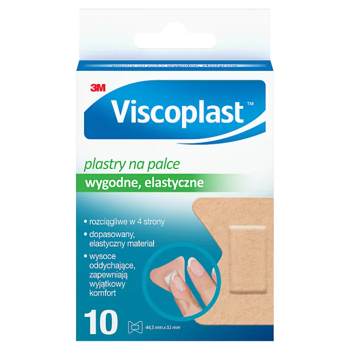 Viscoplast, curativos para dedos, 4,45 x 5,1 cm