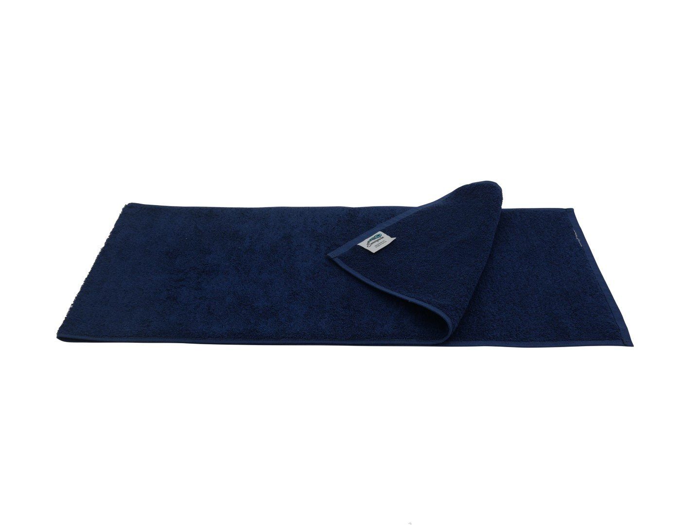 Sensepura Sporthandtuch Sporthandtuch Schweißtuch 30x145 cm marineblau, Frottee (1-St), Baumwolle, saugstark und schnell trocknend