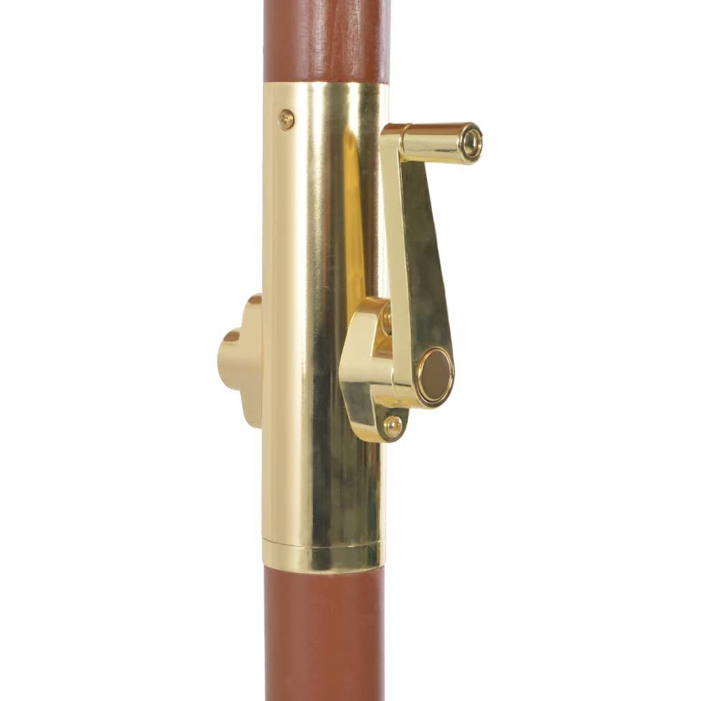 vidaXL Balkonsichtschutz Sonnenschirm mit Holz-Mast 300 cm Anthrazit
