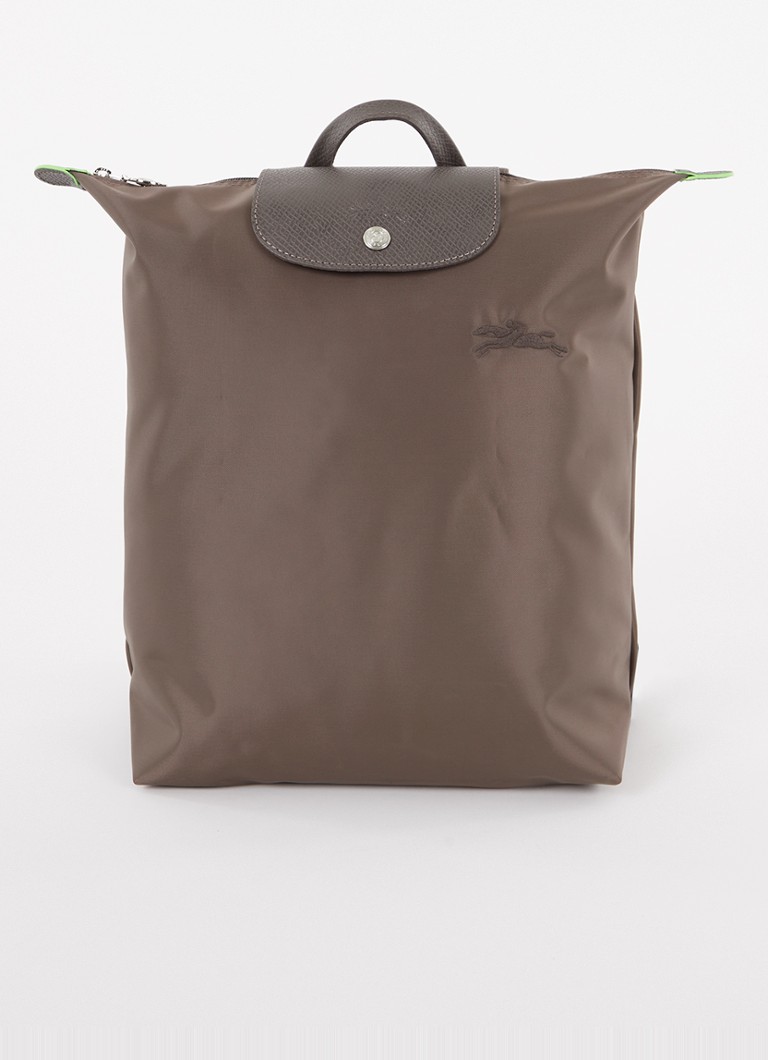 Rucsac Longchamp Le Pliage Original M cu detalii din piele