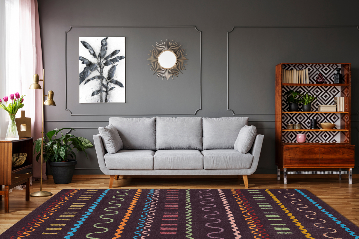 Arte Espina Teppich Spirit 3085 Multi / Violett