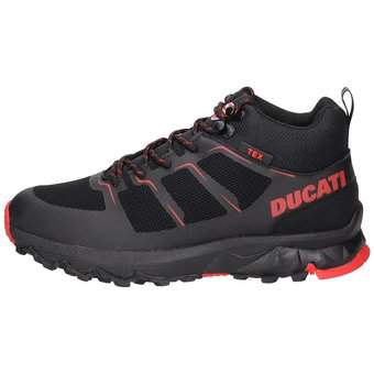 Ducati Schnürstiefelette in schwarz