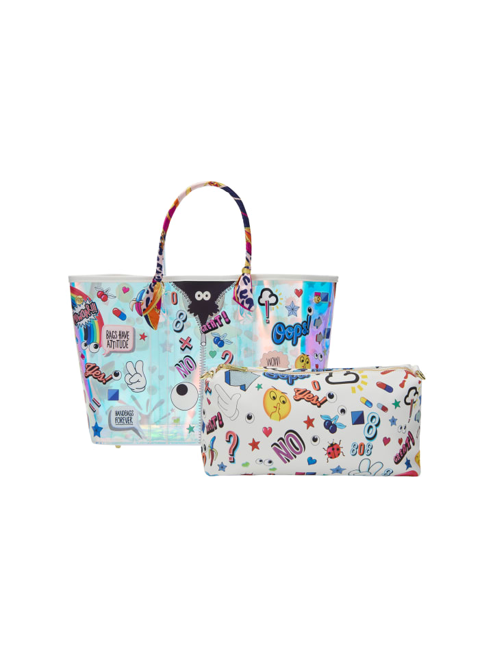 myMo Tote Bag Tote Bag in White Multicolor günstig kaufen onesize