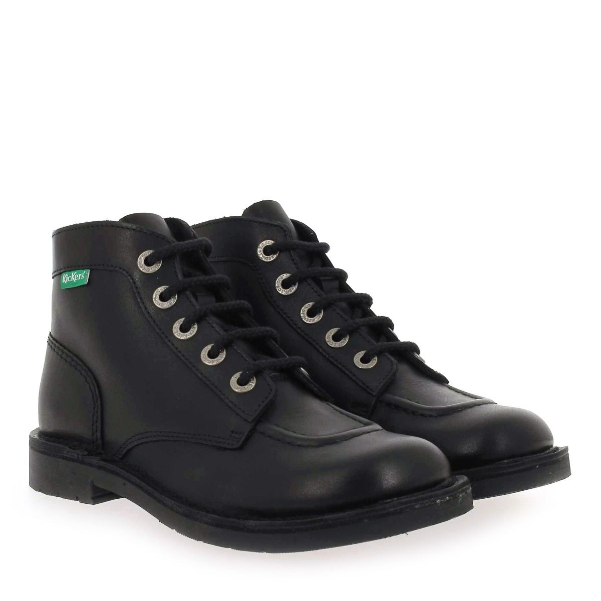 Kickers  KICK COLOR CUIR - Noir