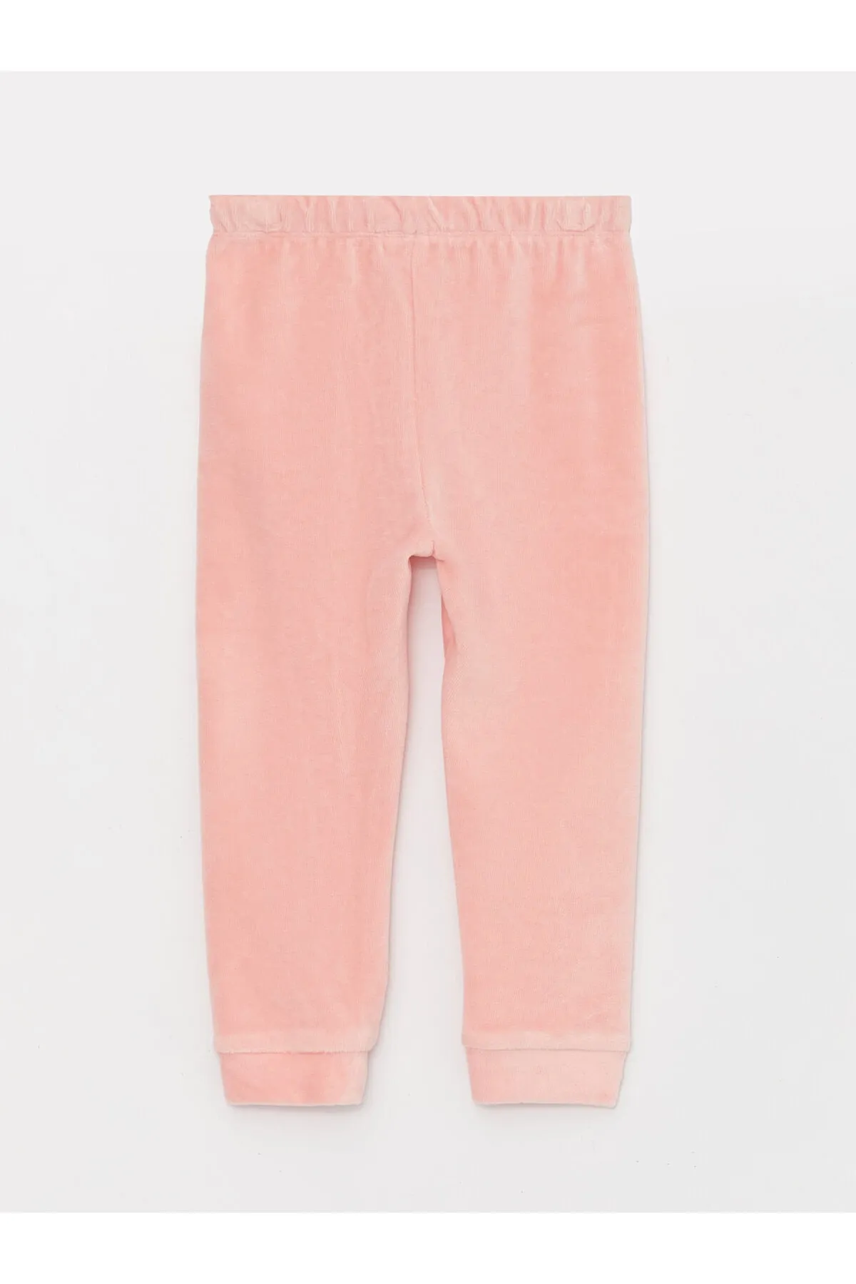 LC Waikiki  Basic-Pyjamahose aus Samt für Mädchen mit elastischem Bund, 2-teilig