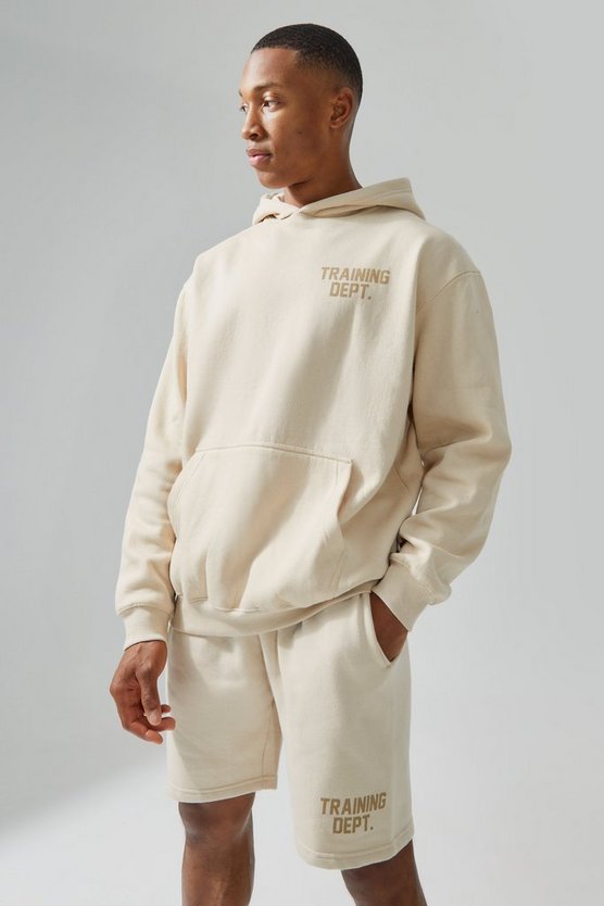 Man Active Training Dept Hoodie & Shorts