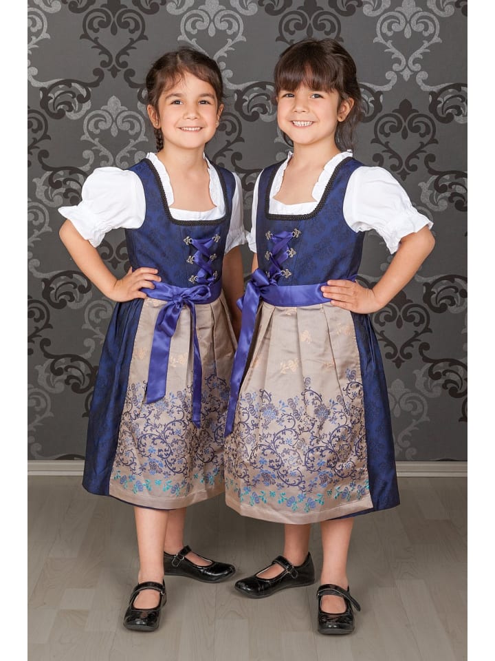 Edelnice Kinder Dirndl royalblau in blau günstig kaufen