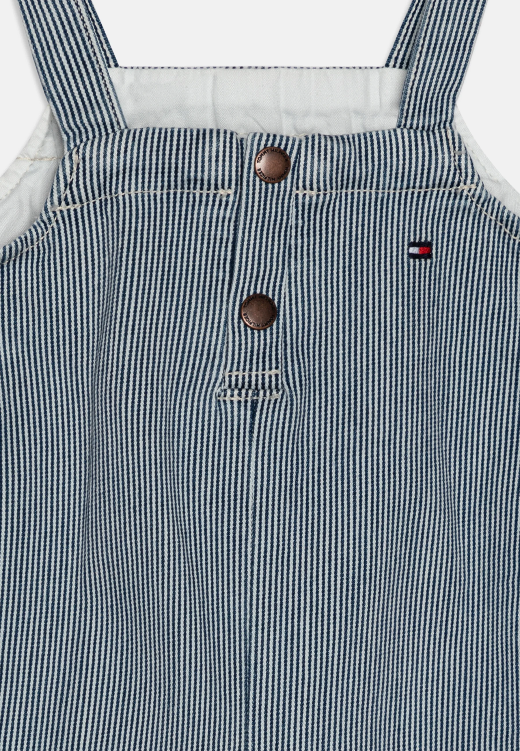 Conjunto unisex de peto a rayas para bebé Tommy Hilfiger - Peto