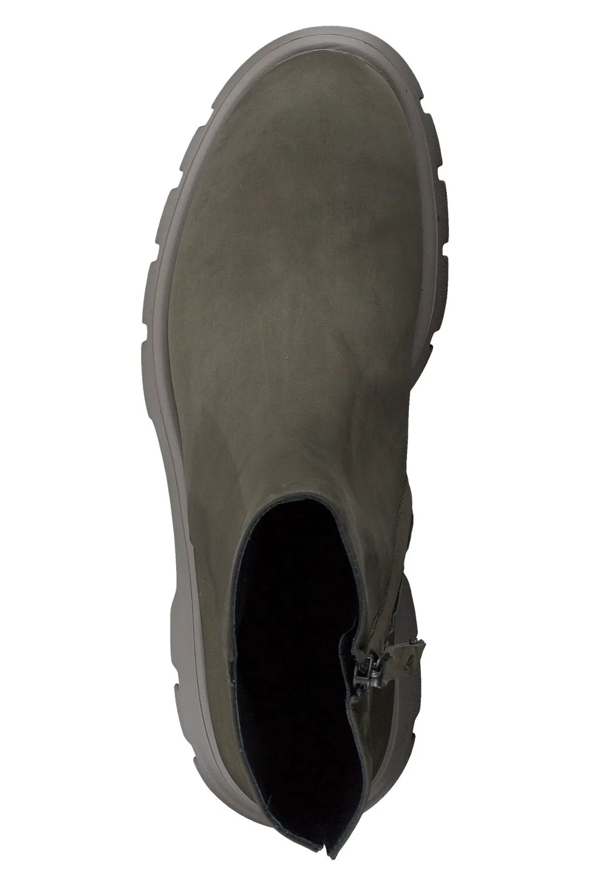 Paul Green  Stiefelette - Grün - Blockabsatz