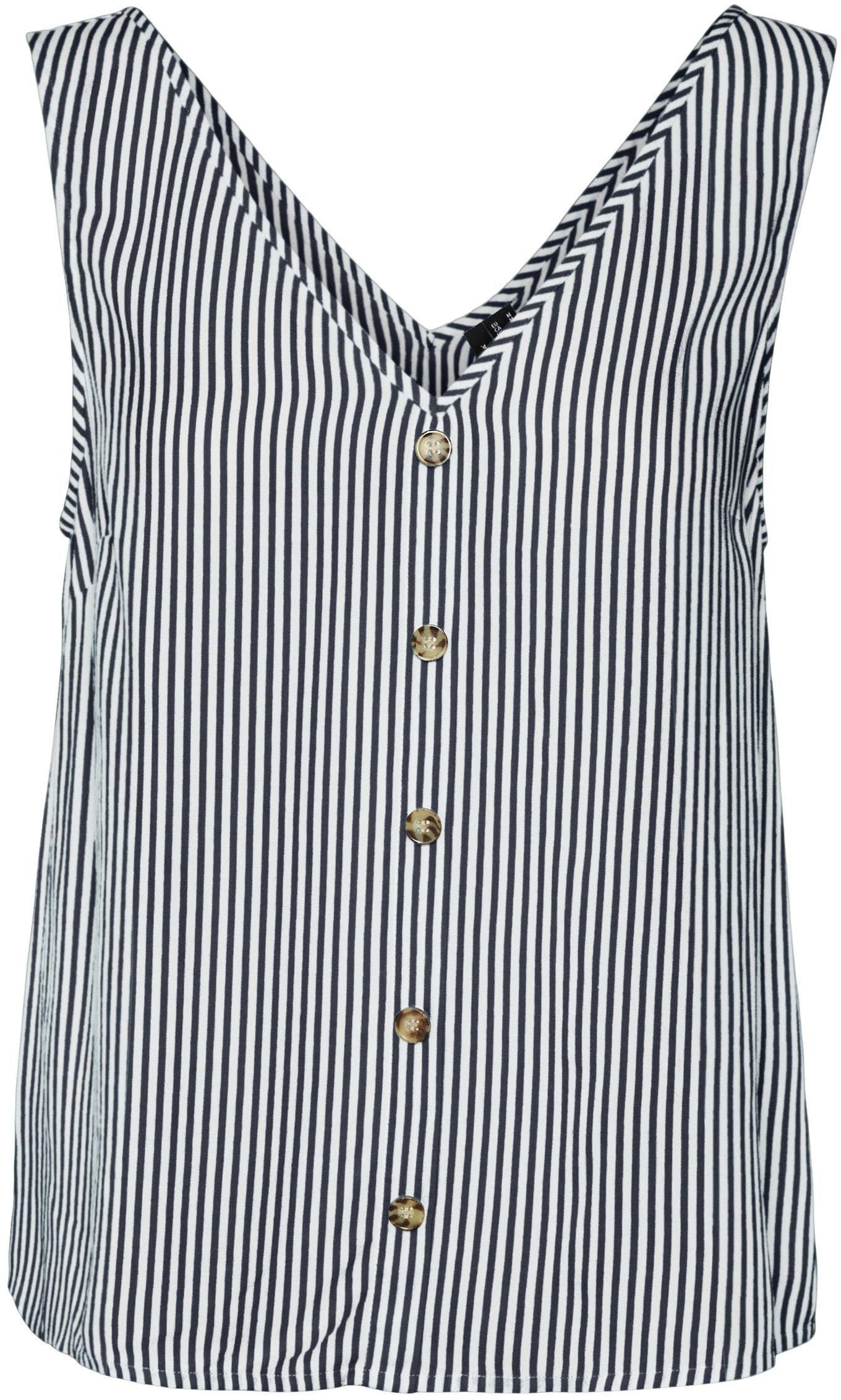 Vero Moda Shirttop auch mit V-Ausschnitt hinten