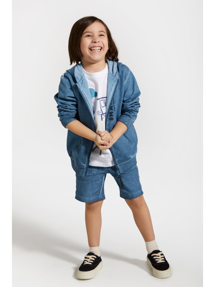 Coccodrillo Sweatshirt mit Reißverschluss  in blau günstig kaufen