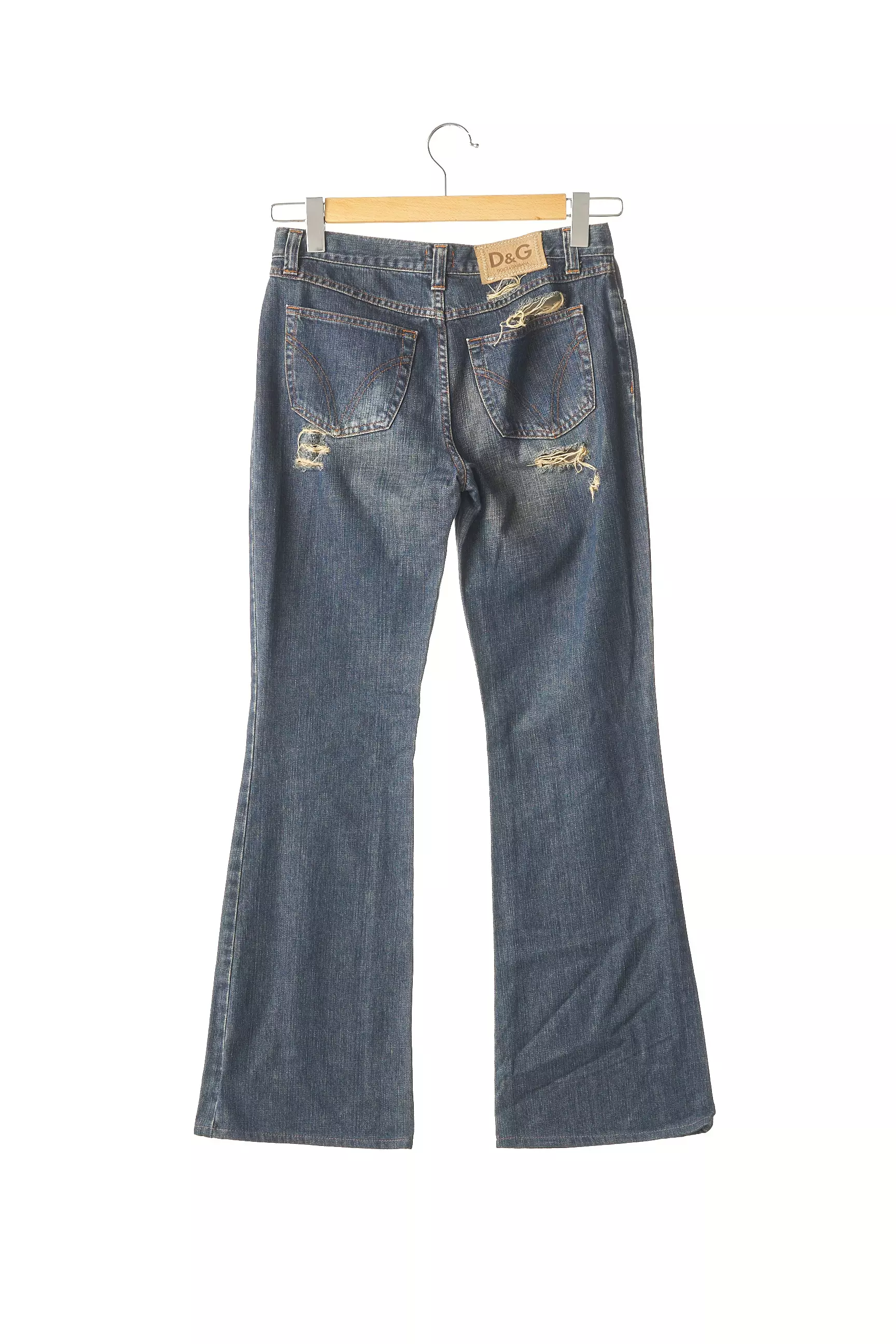 Dolce Gabbana Pantalon7 8 Femme couleur bleu