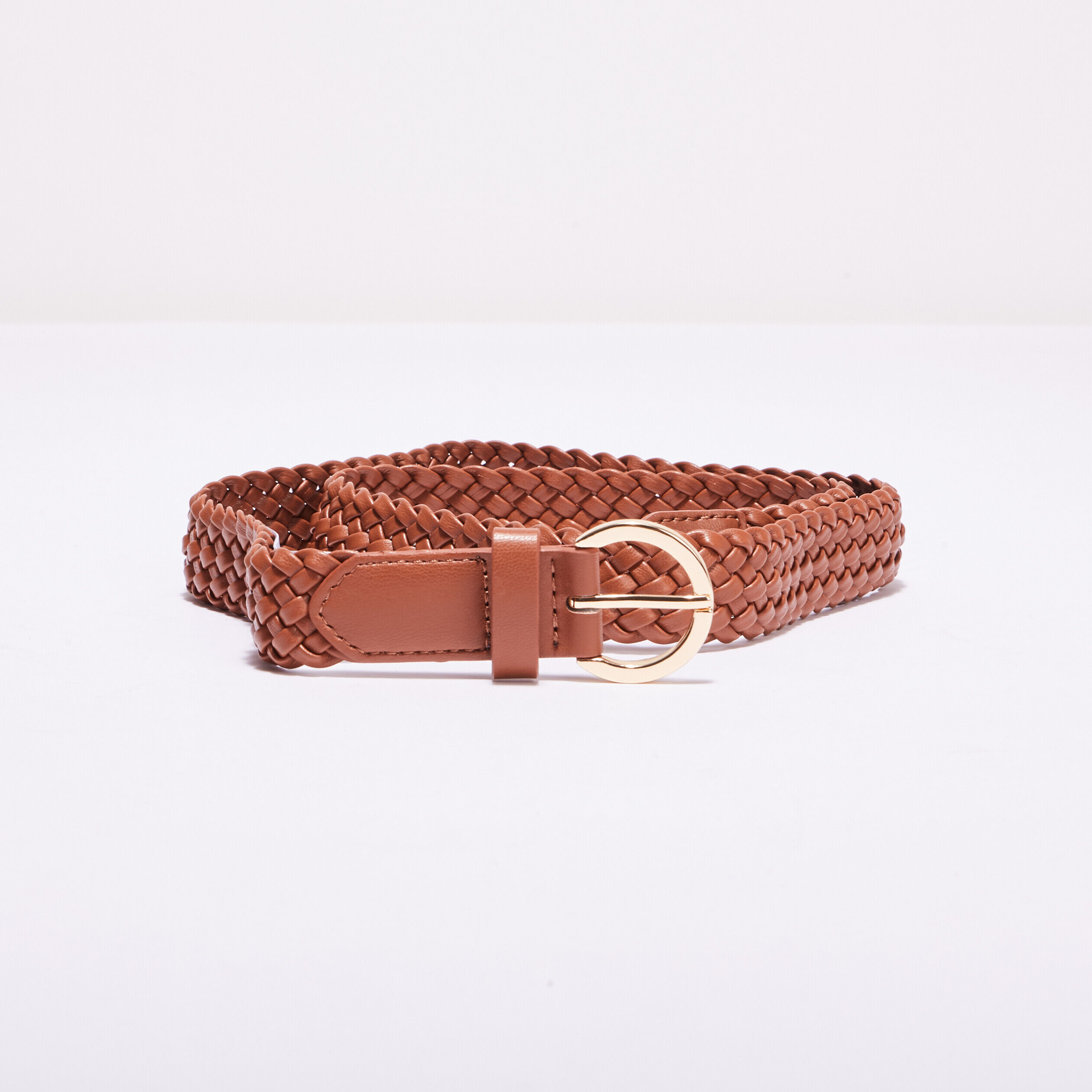 Ceinture tressée camel femme | Cache Cache