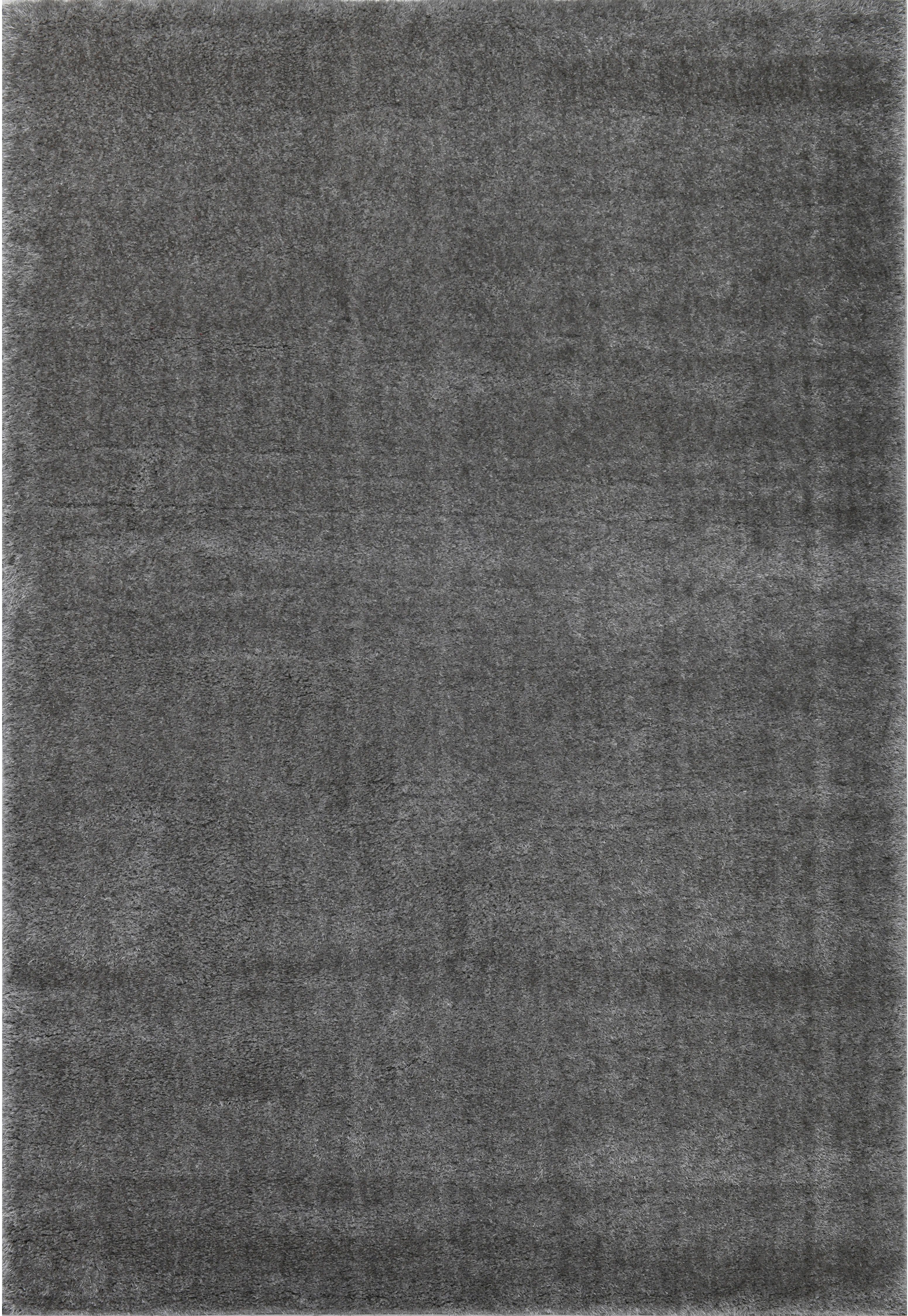 Hochflor-Teppich Amina, my home, rechteckig, Höhe: 43 mm, Shaggy in Uni-Farben, einfarbig, leicht glänzend, besonders weich