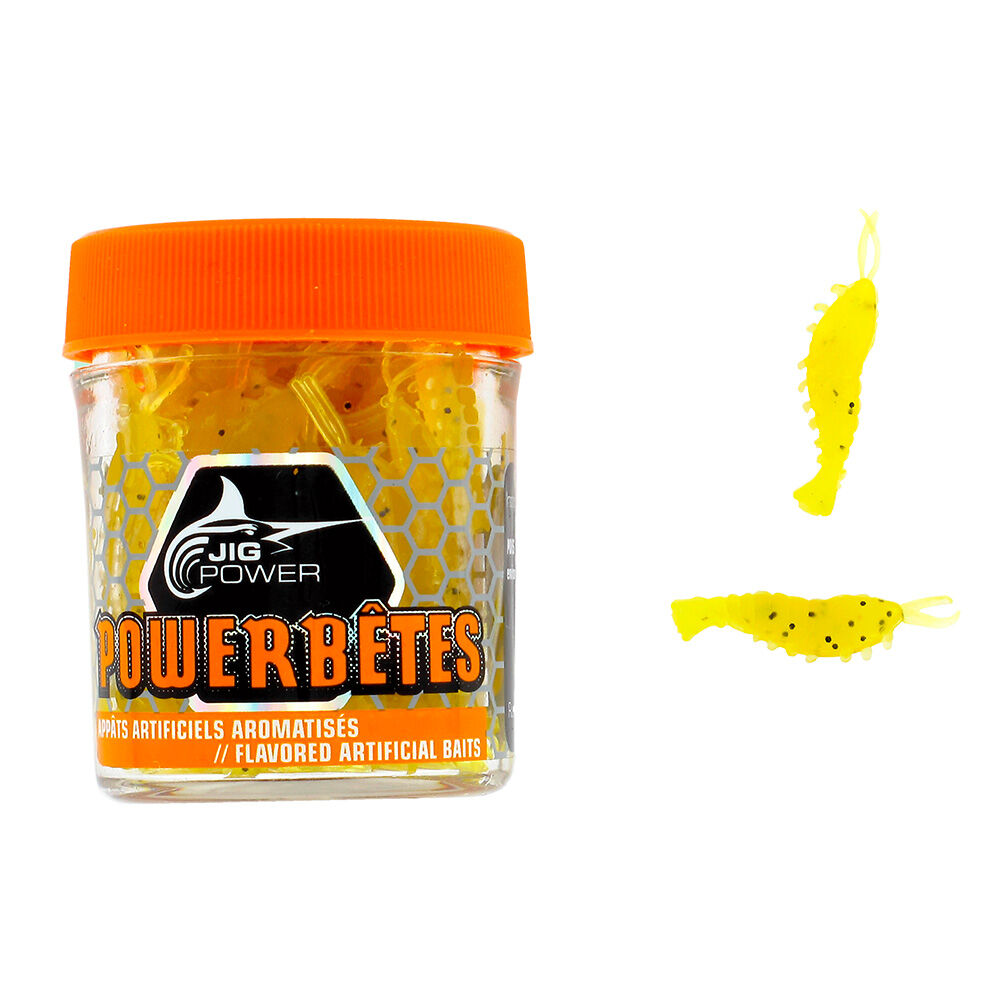 Powerbetes kunstmatig garnalenaas (kleur: naturel)