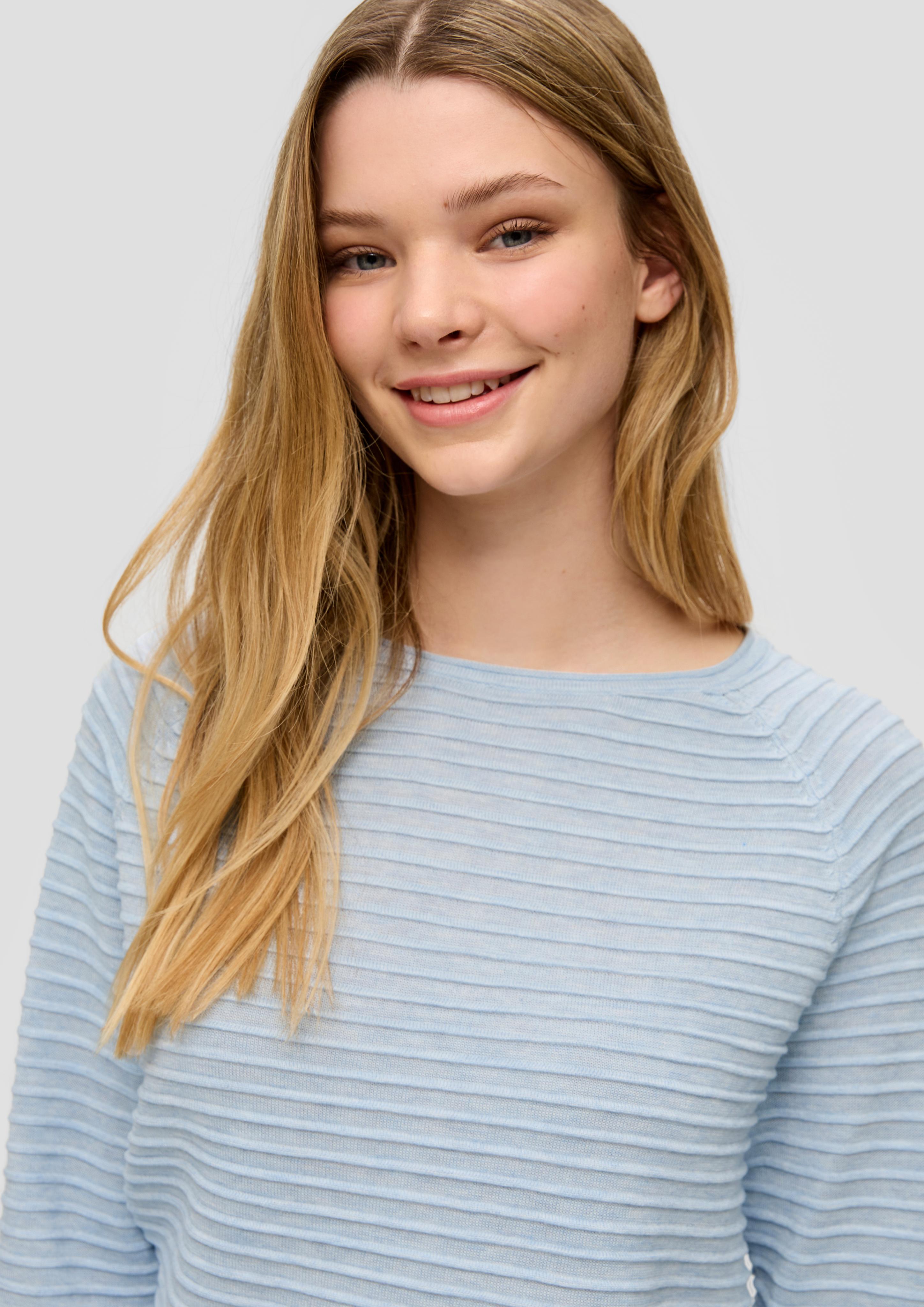 Strickpullover mit Streifen-Optik  2154039-61W0