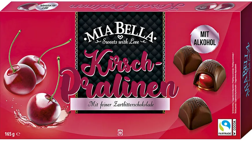 MIA BELLA Kirsch-Pralinen mit Alkohol 165 g