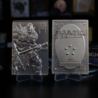Magic the Gathering Metallbarren Garruk Wildspeaker Limited Edition (versilbert)