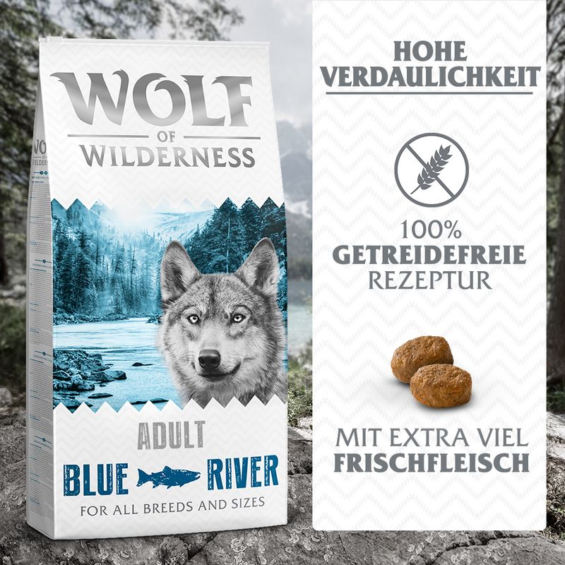 Wolf of Wilderness Adult 'Blue River' - Lachs
