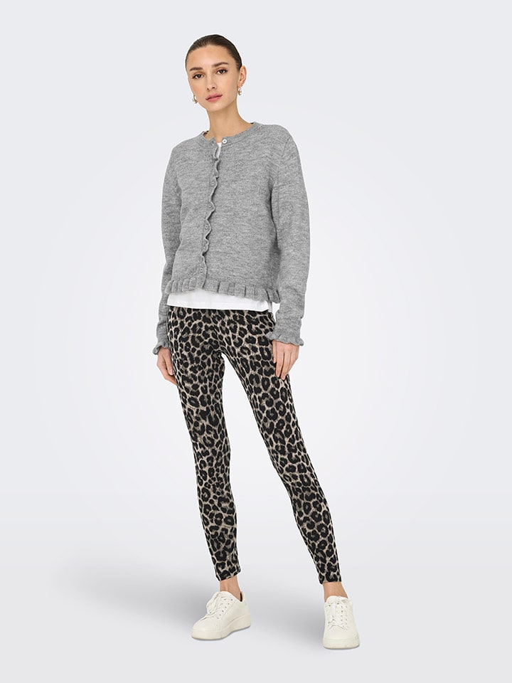 JDY Leggings in Beige/ Schwarz günstig kaufen