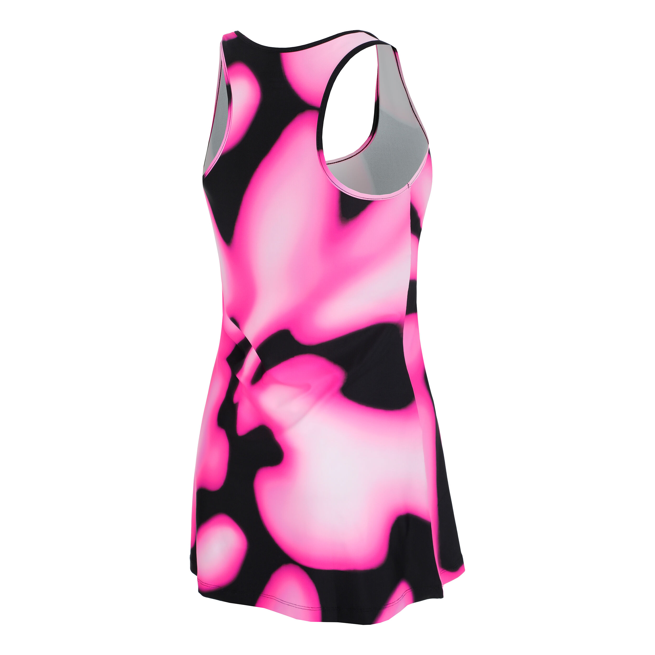 Psychedelic Tech Kleid Damen - Pink, Schwarz
