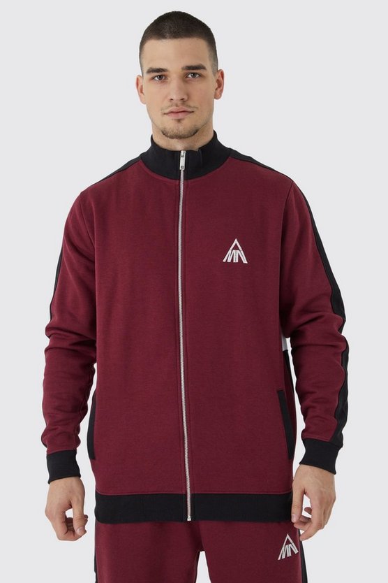 Tall Man Sweatshirt-Trainingsanzug mit Trichterkragen
