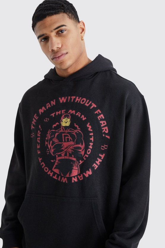 Oversize Hoodie mit lizenziertem Dadevil Marvel Print