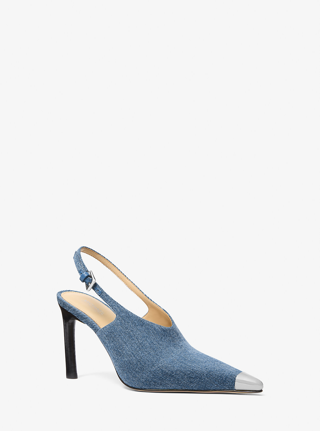 Kasia Denim Slingback Pumps - UNION WASH