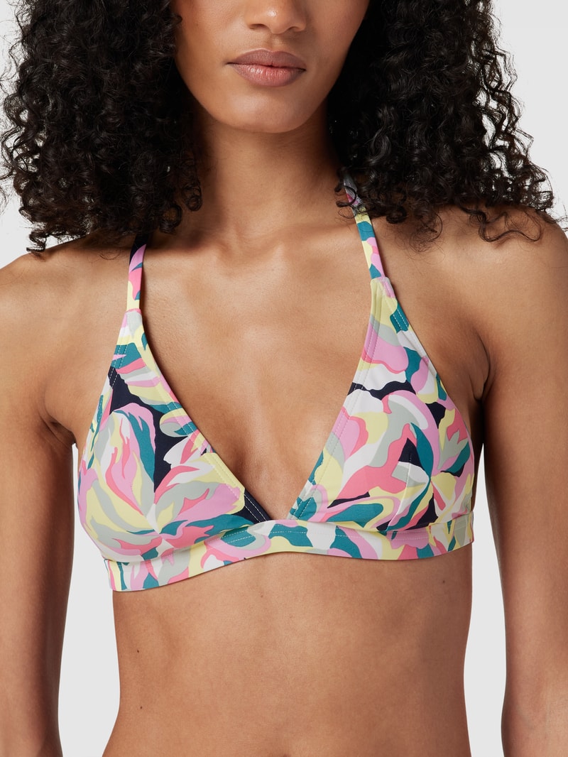 Bikini mit Allover-Muster Modell 'CARILO' in marineblau