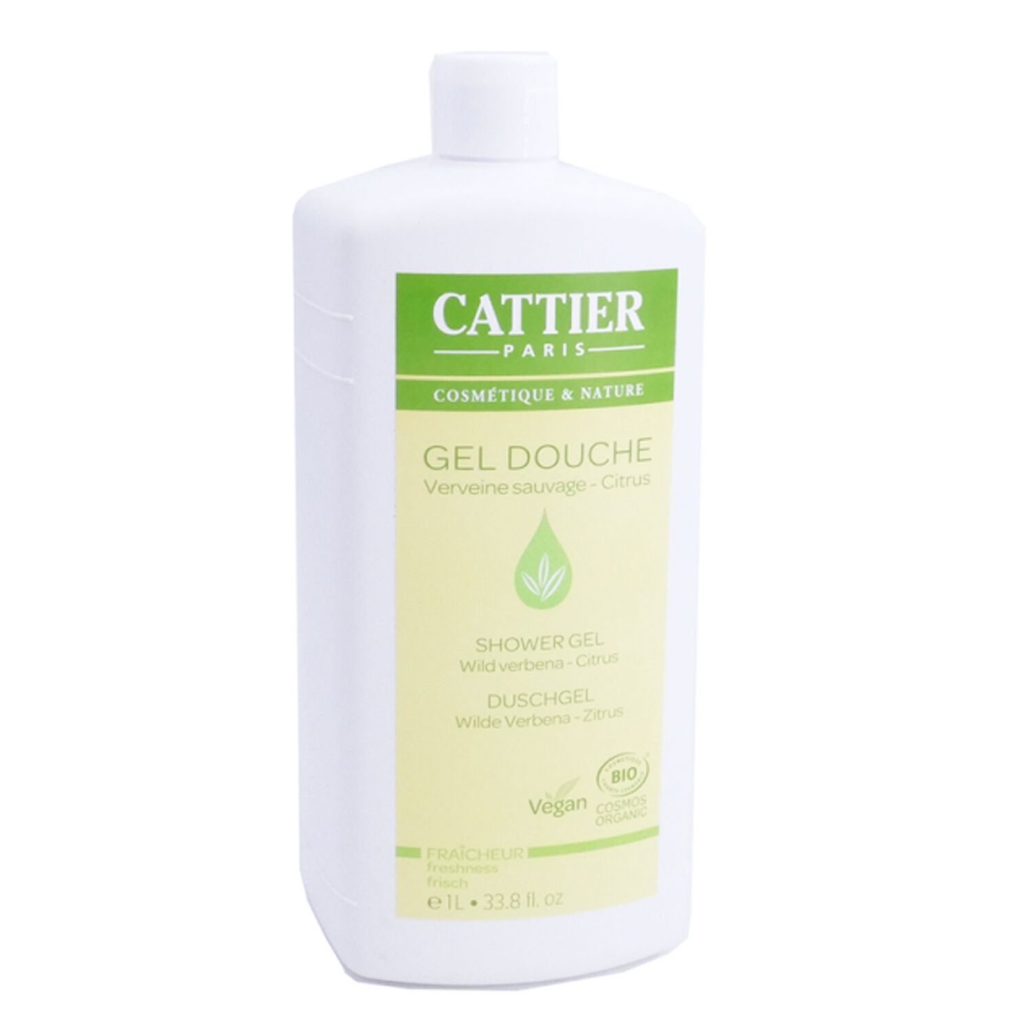 Cattier Verveine Sauvage & Citrus Gel Douche