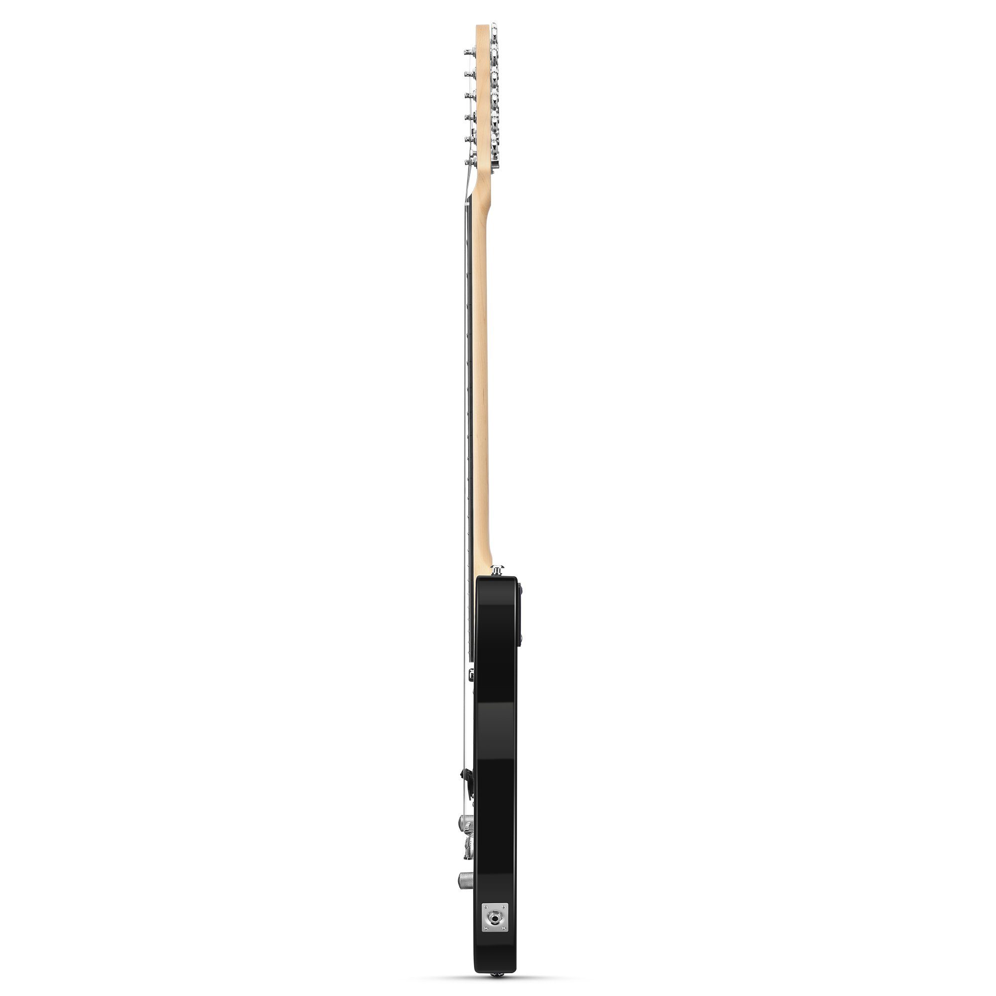 Donner E-Gitarre E-Gitarren Elektro-Akustisch TC E Gitarren Set volle Größe DTC-100, Perforiertes, Festkörper,TC-Stil