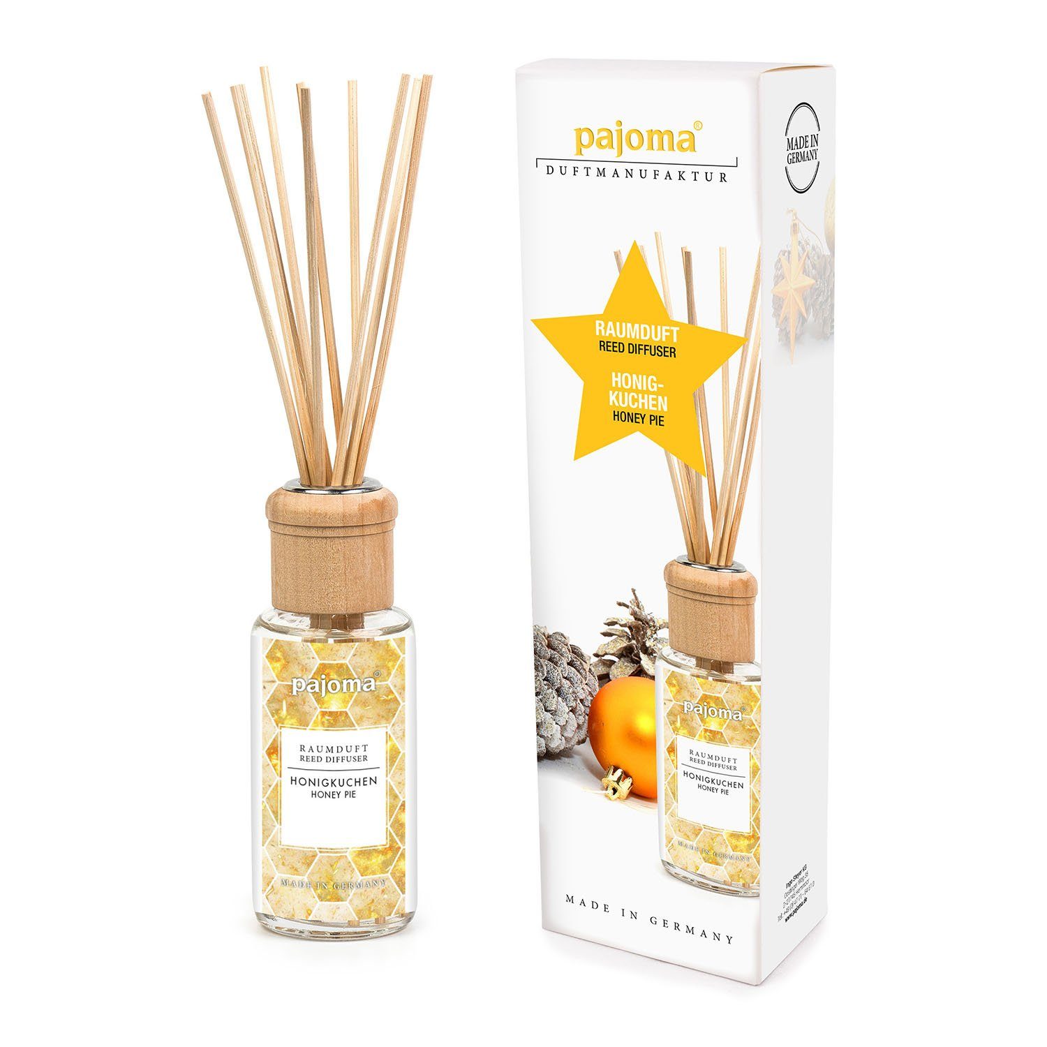 pajoma® Raumduft Honigkuchen, 100 ml, Lufterfrischer in Geschenkverpackung