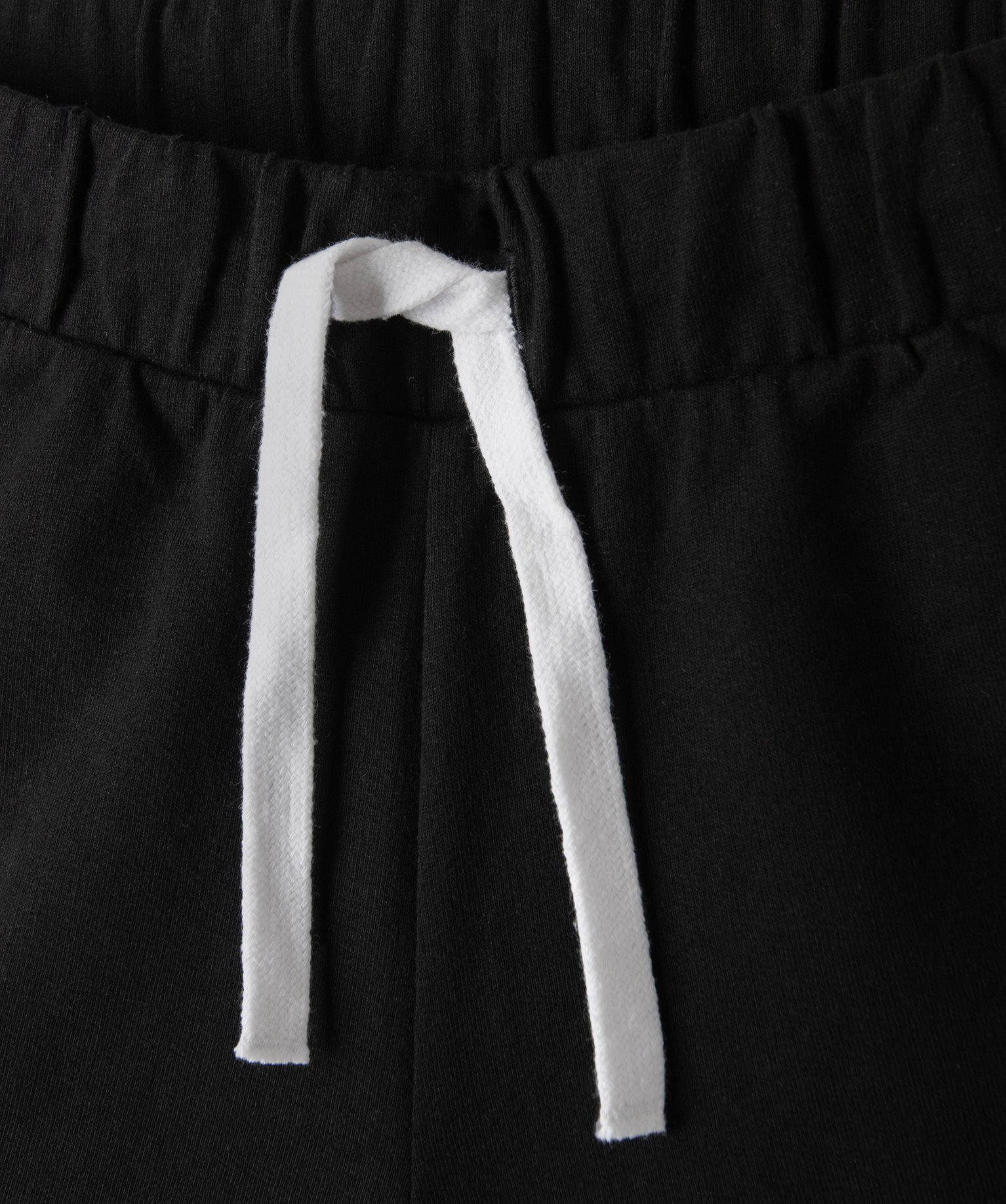 Short fille en maille avec finitions contrastantes noir | GEMO