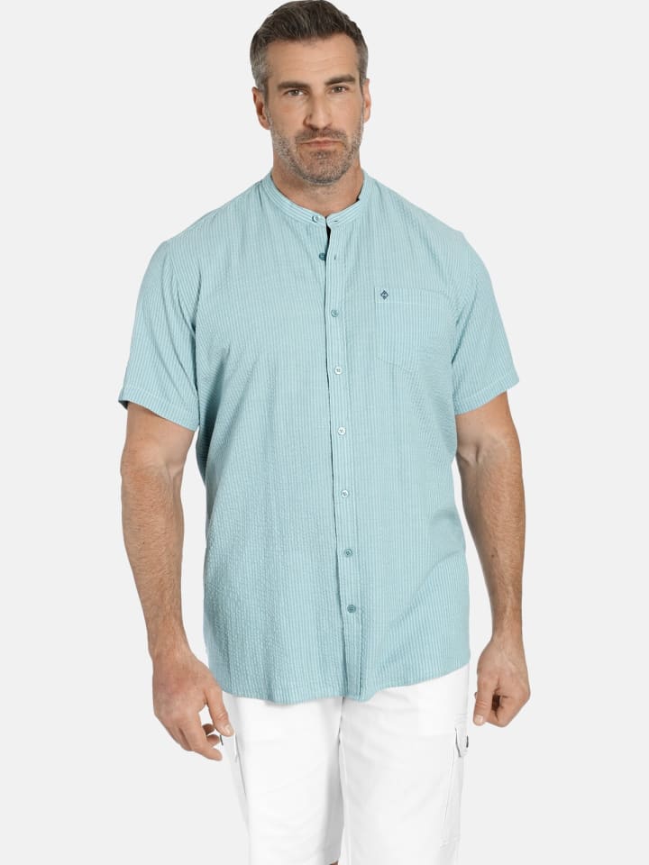 Charles Colby Doppelpack Hemd DUKE CARREY in blau grün günstig kaufen