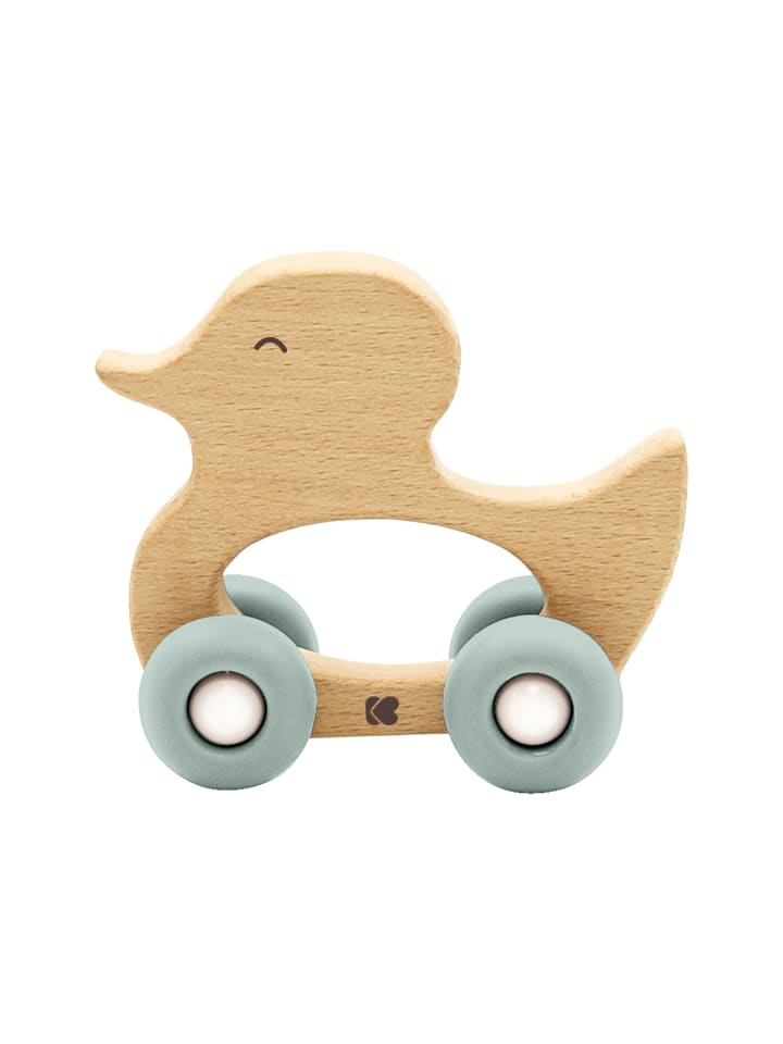 Kikkaboo Holzspielzeug Beißring Ente  in grün günstig kaufen onesize