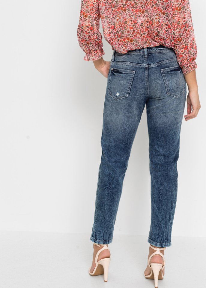 Boyfriend-Jeans aus Bio-Baumwolle