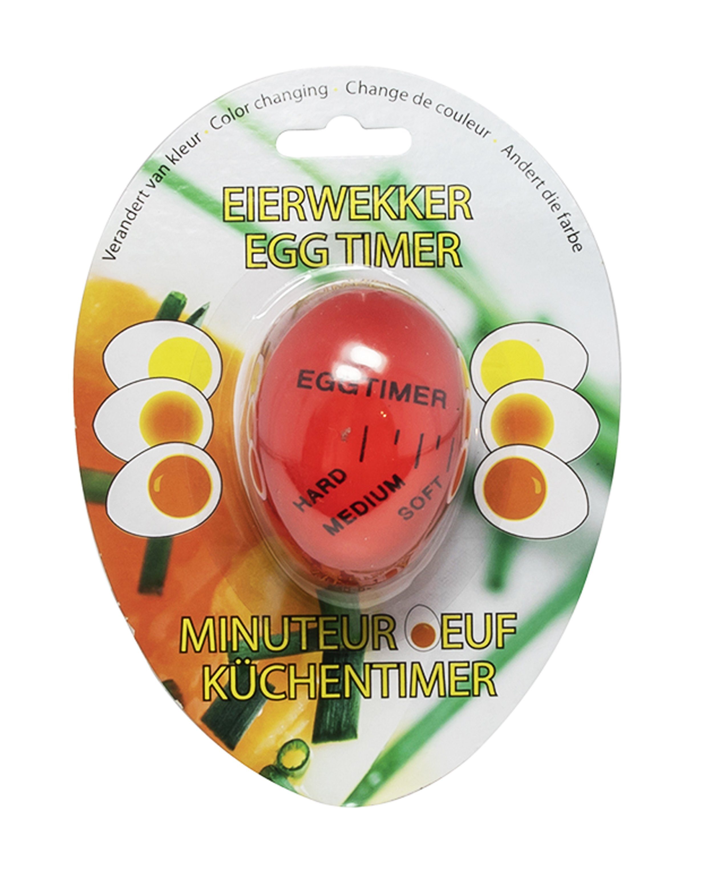 HIT Trading Eieruhr KURZZEITMESSER EGG Farbwechsel Eieruhr Küchentimer Küchenuhr 20 (1-St), Timer Eierkocher