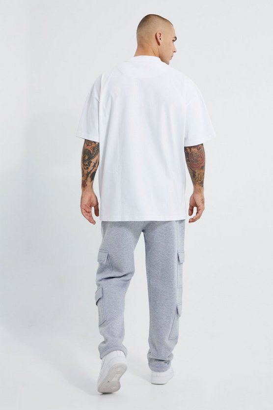 Cargo-Jogginghose mit geradem Bein