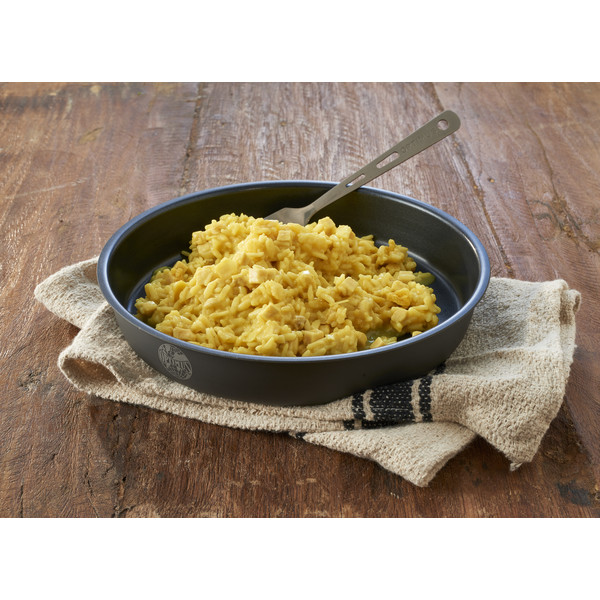 HUHN IN CURRYREIS - Outdoor Essen