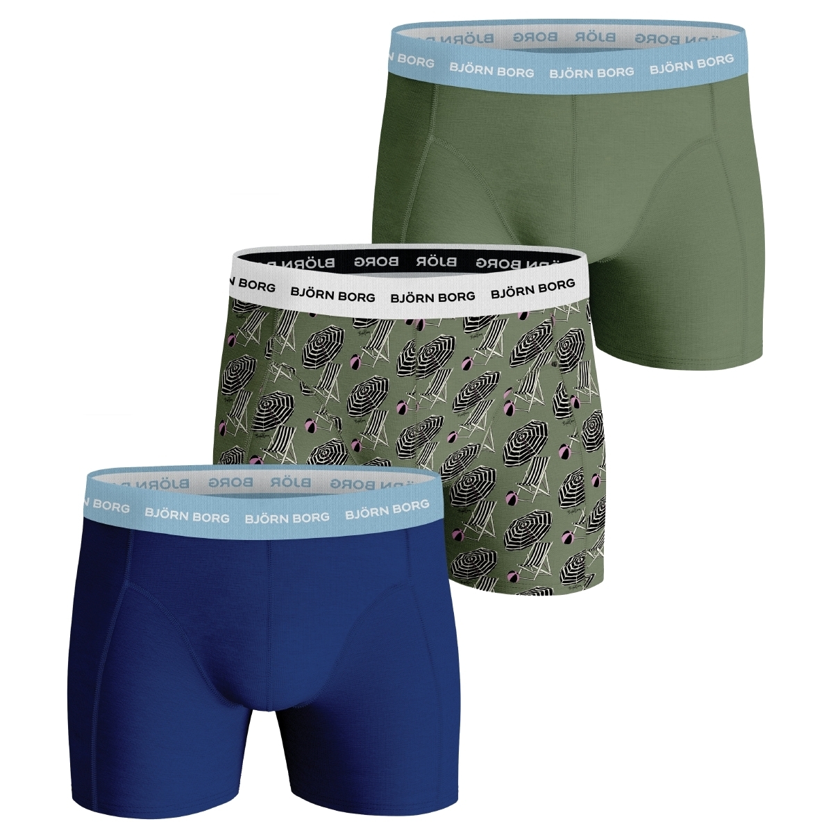 Björn Borg Essential Boxer 3er Pack Boxershorts multicolor