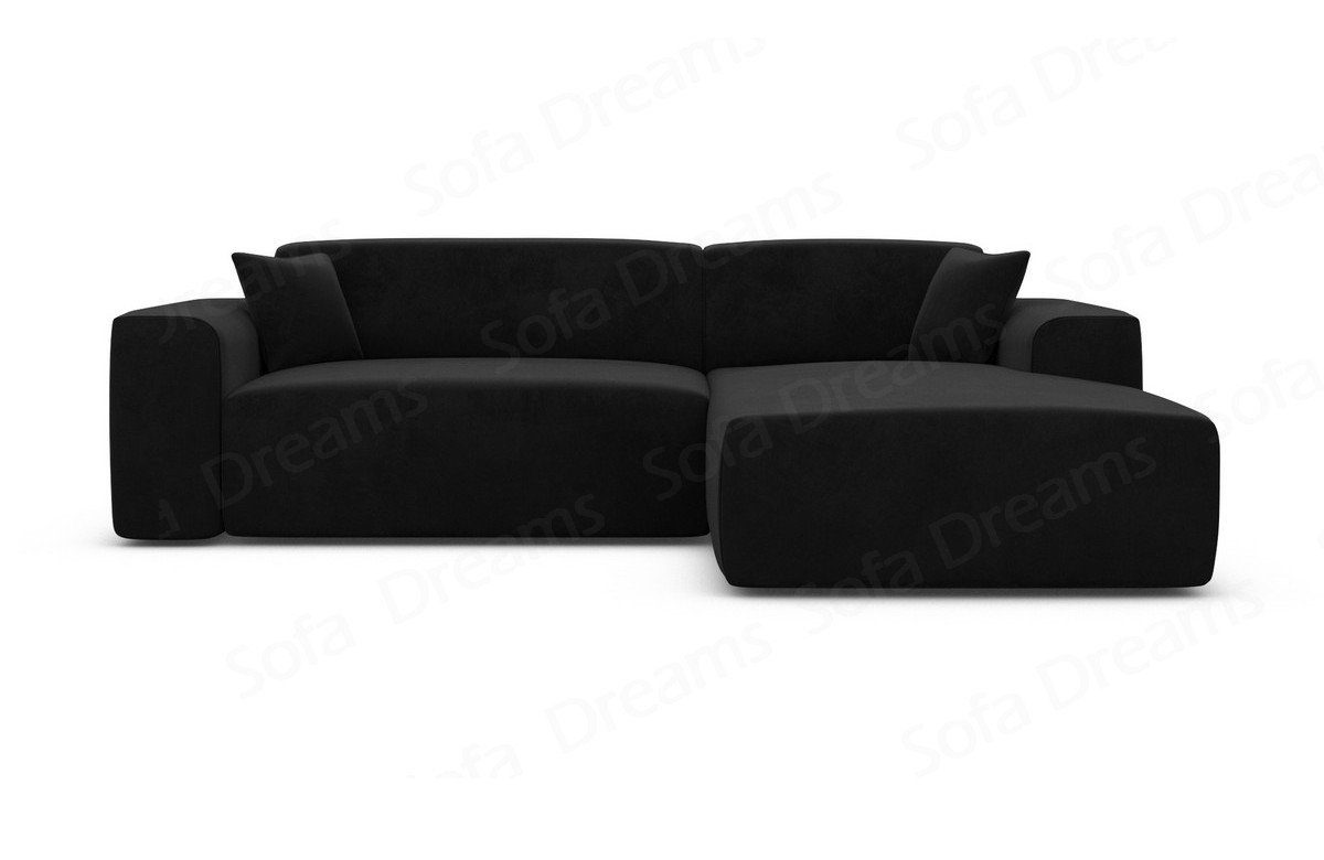 Sofa Dreams Ecksofa Design Samt Stoff Sofa Mallorca L Form kurz Modern Stoffsofa, Loungesofa, Ausrichtung frei wählbar