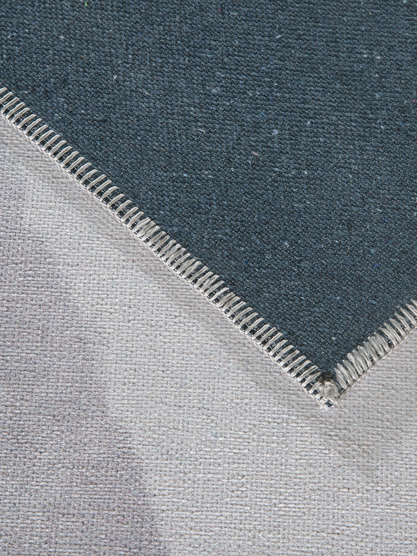 Ciottolo Moderner Teppich, Silber