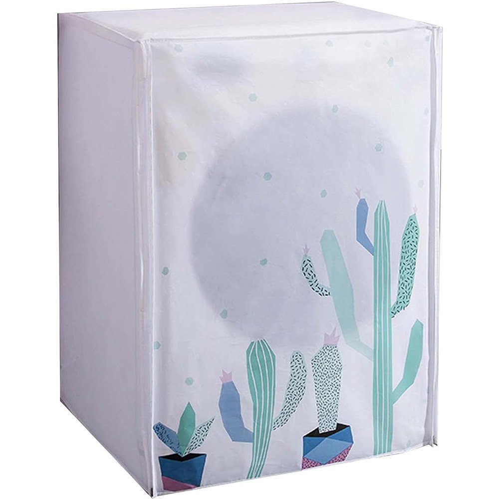FELIXLEO Wäschespinne-Schutzhülle waschmaschinen abdeckungen wasserdicht 60*65*85 cm Kaktus