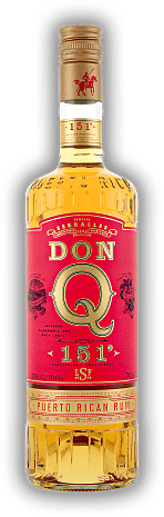 Don Q 151 Proof Don Q 151 Proof  0,7	 Liter - Vol 75,5%