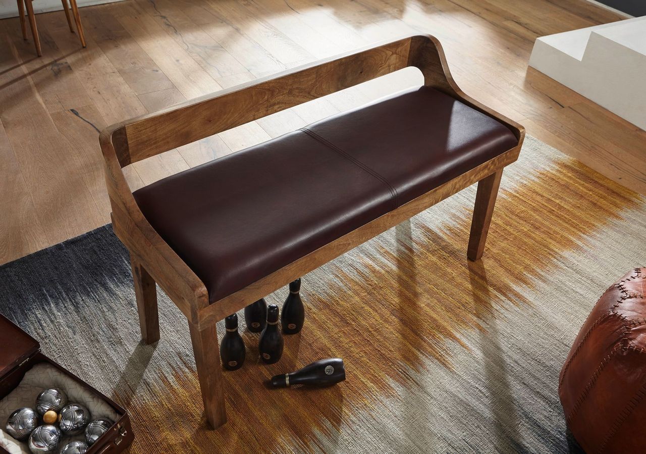 Wohnling Sitzbank 108 x 63 x 43 cm Mango