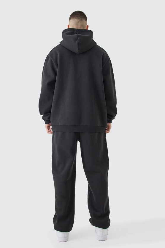 Tall Oversize Trainingsanzug mit Kapuze und Phoenix-Print