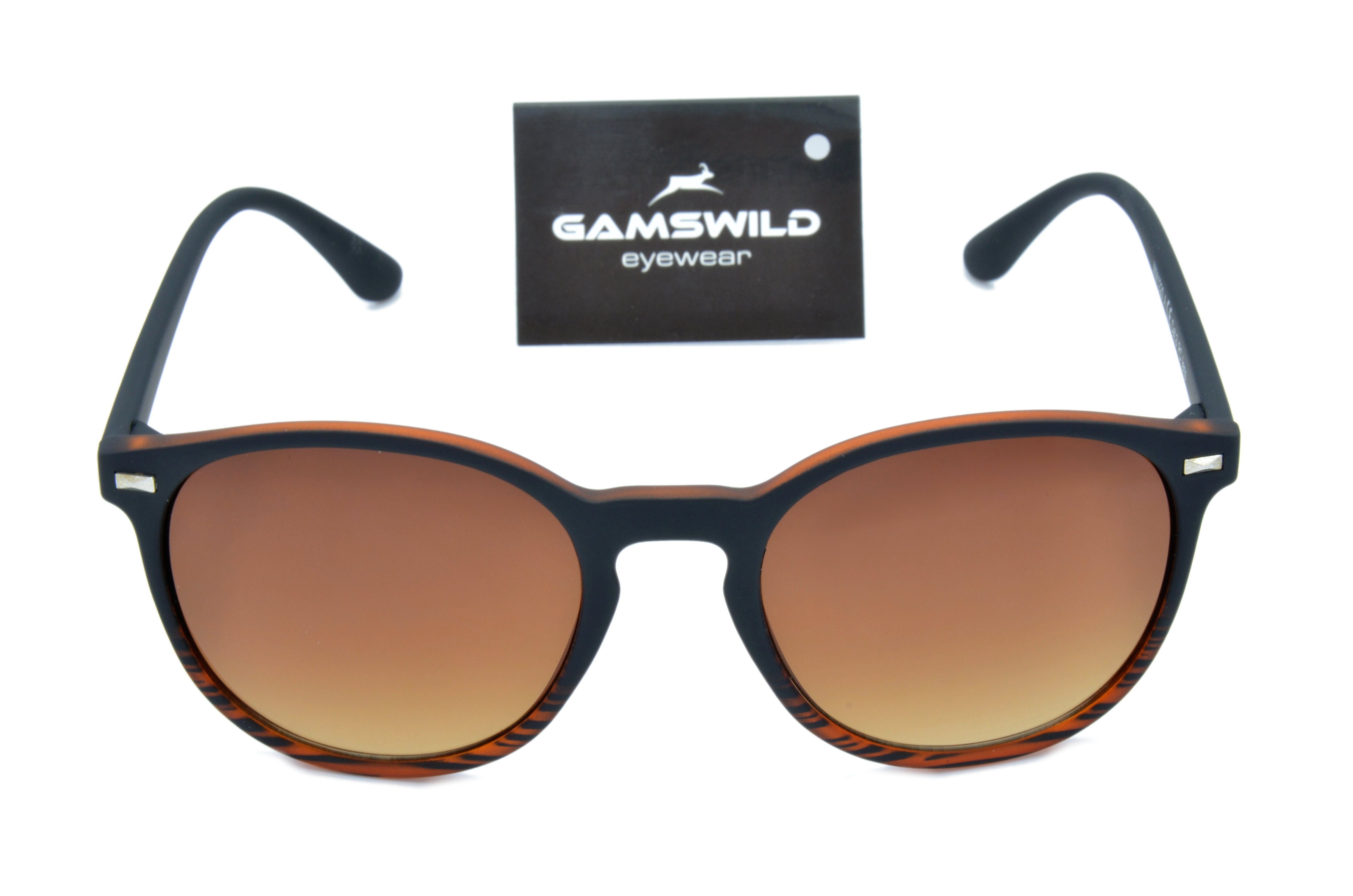Gamswild Sonnenbrille WM1220 WM1222 GAMSSTYLE Mode Brille Damen Softtouch, braun, blau, pink, lila, grün, schwarz G15