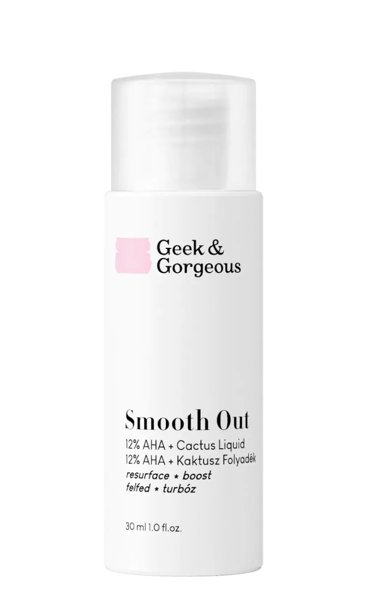 Geek & Gorgeous Smooth Out Ισχυρό Απολεπιστικό με 12% AHA και Καταπραϋντικό Φραγκόσυκο
