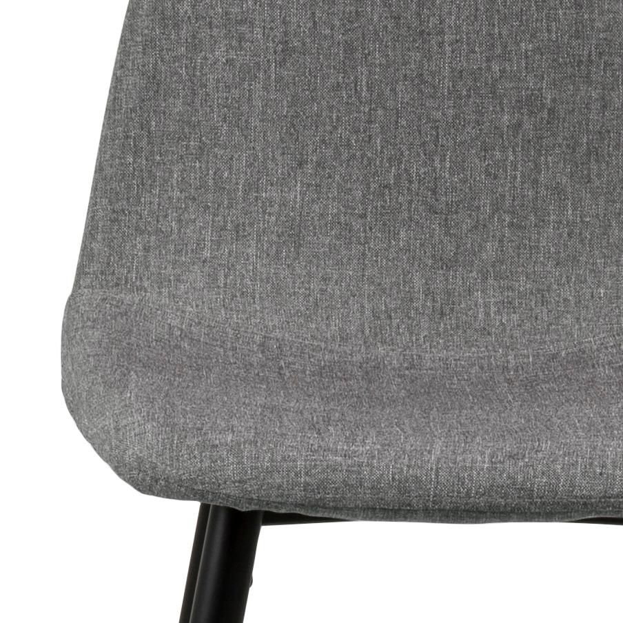 Barhocker Wilma Grau Schwarz